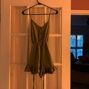 Army Green Romper